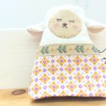 手作り感漂う羊さんのキーケース！